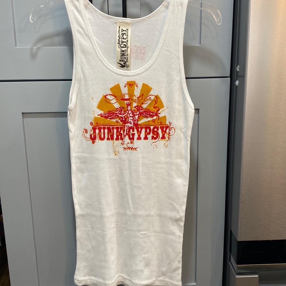 Junk Gypsy Queen Of The Road XL Ribbed Tank Top Chris Kro